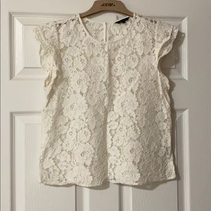 White lace top